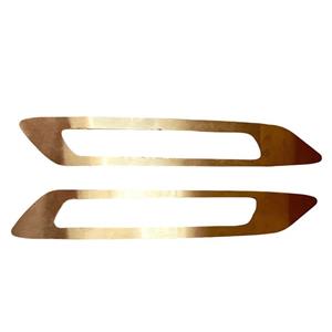 زه کروم سپر جلو مدل 01 مناسب برای خودرو تارا مجموعه 2 عددی