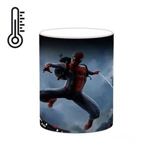 ماگ حرارتی کاکتی مدل مرد عنکبوتی Spider-Man کد mgh39915 