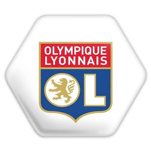 پیکسل شش ضلعی باشگاه المپیک لیون Olympique Lyonnais 