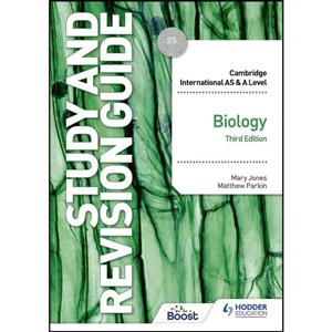 کتاب Cambridge International AS/A Level Biology Study and Revision Guide Third Edition اثر Mary Jones انتشارات Hodder Education