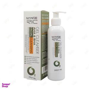 ژل پاک کننده مانسریک مدل AHA & BHA حجم 250 میلی لیتر