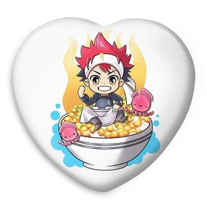 پیکسل قلبی سوما ارینا انیمه جنگ غذاها Food Wars