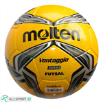 توپ فوتسال مولتن دوخت  Molten Vantaggio3200 Soccer Ball 4  Yellow Black