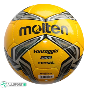 توپ فوتسال مولتن دوخت Molten Vantaggio3200 Soccer Ball 4 Yellow Black 