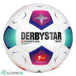 توپ فوتبال دربی استار پرس Derbystar Bundesliga Ball 5 White Pink 