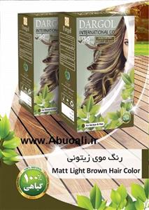 رنگ موی گیاهی زیتونی دارگل