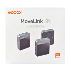 میکروفون بیسیم گودکس در حد نو Godox MoveLink M2 ا Compact Digital Wireless Microphone System 