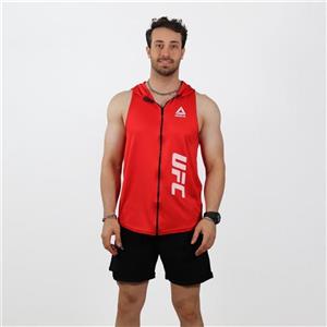 تاپ مردانه کلاهدار تمام زیپ سوزنی UFC کد 11025 تکی