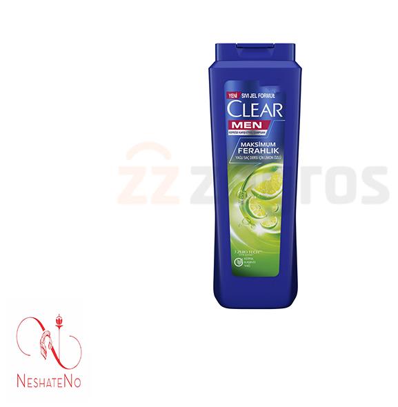 شامپو ضد شوره مردانه لیمویی کلیر مناسب موهای چرب 350 میل
