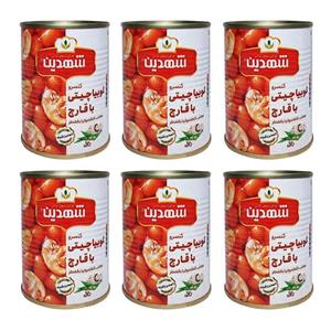 کنسرو لوبیا چیتی با قارچ شهدین - 370 گرم بسته 6 عددی