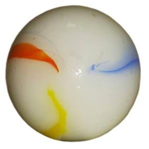 تیله شیشه ای گلدونه مدل سفید بسته 200 عددی