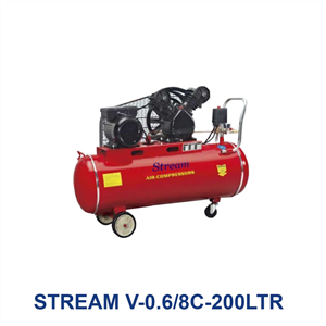 کمپرسور 200 لیتری استریم مدل STREAM V-0.6/8C-200LTR 