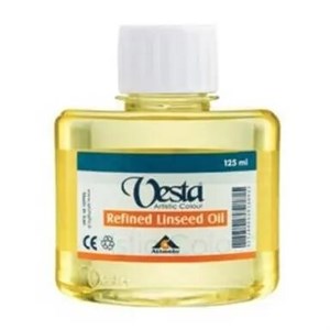 روغن برزک رنگ و روغن وستا Refined Linsed Oil 250gr