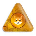پیکسل خندالو طرح ارز دیجیتال شیبا اینو Shiba Inu مدل مثلثی کد 10879