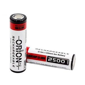 باتری لیتیوم یون اوریون مدل HP-10C-18650 ظرفیت 2500 میلی آمپر ساعت