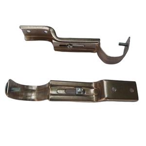 پایه چوب پرده مدل سقفی کد 14 مجموعه 2 عددی