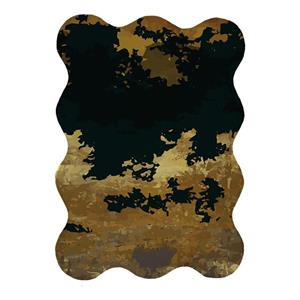 پادری مدل دالبر طرح کلاسیک کد 8956 سایز 80x110 سانتی متر