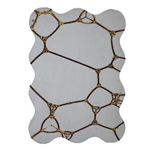 پادری مدل دالبر طرح کلاسیک کد 8788 سایز 80x110 سانتی متر