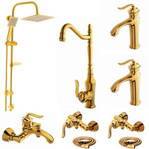 ست شیرآلات شیرالات رز مدل آرنیکا رویال مجموعه 9 عددی