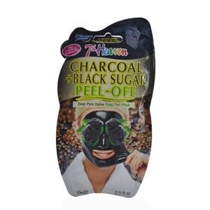 ماسک پیلآف ذغال و شکر سیاه سون هیون charcoal 7th Heaven Characoal And Black Sugar Peel Off Face Mask 10ml