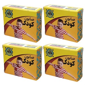 صابون کودک گیاهستان حکیم مدل روغن زیتون وزن 45 گرم بسته 4 عددی