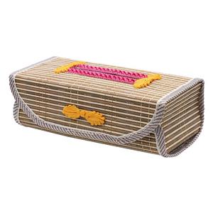 جای دستمال کاغذی مدل حصیری کد 03