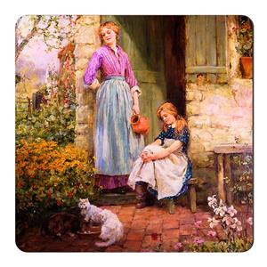 مگنت طرح مادر و دختر روستایی و گربه ها کد wmg2590
