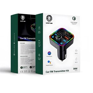 پخش کننده اف ام خودرو گرین لاین مدل Car FM Transmitter Kit 30W
