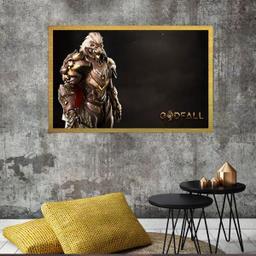 تابلو بکلیت طرح بازی God fall مدل قاب شاسی T-S8796