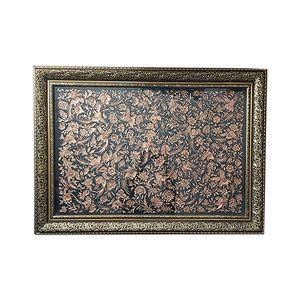 تابلو قلمزنی مدل گل و مرغ کد 100 -