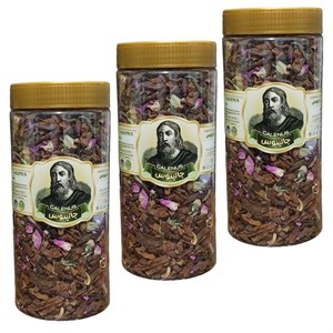 چای میوه ای طبیعی جالینوس - 250 گرم بسته 3 عددی
