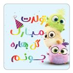 مگنت کاکتی طرح تولد گل بهاره مدل پرندگان خشمگین Angry Birds کد mg63758