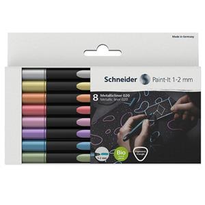 ماژیک رنگ آمیزی اشنایدر مدل paint it کد 103189 بسته 8 عددی