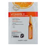 ماسک صورت هپی لیدی مدل VITAMIN C وزن 28 گرم