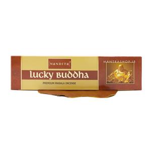 عود خوشبوکننده دست ساز لاکی بودا LUCKY BUDDHA (بودای شانس) برند ناندیتا
