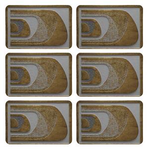 زیربشقابی طرح کلاسیک کد 8841 بسته 6 عددی