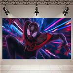 پوستر پارچه ای طرح مرد عنکبوتی مدل Spider Man Miles  کد AR31224