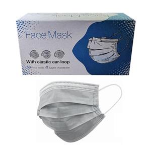 ماسک تنفسی مدل سه لایه   کد H11 بسته 50 عددی