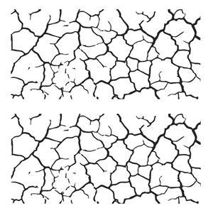 برچسب چراغ خودرو مهدیار طرح ترک دار کد BCH106 بسته دوعددی