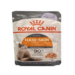 غذای پوچ گربه رویال کنین مدل hair and skin وزن 85 گرم