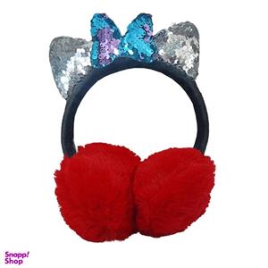 گوش گیر زمستانی دخترانه مدل پولک دار پروانه ای کد 60530