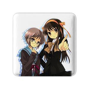 پیکسل مربعی هاروهی و یوکی انیمه ناپدید شدن هاروهی سوزومیا