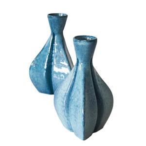 گلدان دکوری مدل ترنج مجموعه 2 عددی