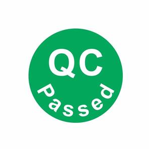 برچسب مدل QC PASSED کد 28 مجموعه 1000 عددی