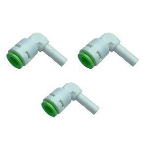 اتصال زانو میخی دستگاه تصفیه آب تکومن مدل 1/4 به 1/4 مجموعه 3 عددی
