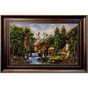 تابلو فرش دستبافت طرح منظره مدل RAR95