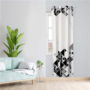 پرده طرح لوزی مدل مخمل پانچی کد 1589 z سایز 140x200 سانتی متر