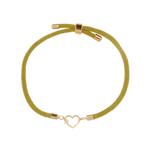 دستبند طلا 18 عیار زنانه مدوپد مدل اسم آویسا avisa کد DB14-11374