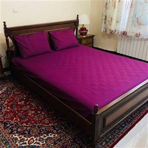 سرویس ملحفه مدل کشدار ساده دونفره 3 تکه