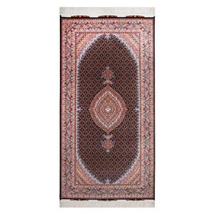 فرش ماشینی تارا طرح ماهی کمال زمینه سرمه ای